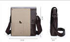 Versatile leather crossbody bag