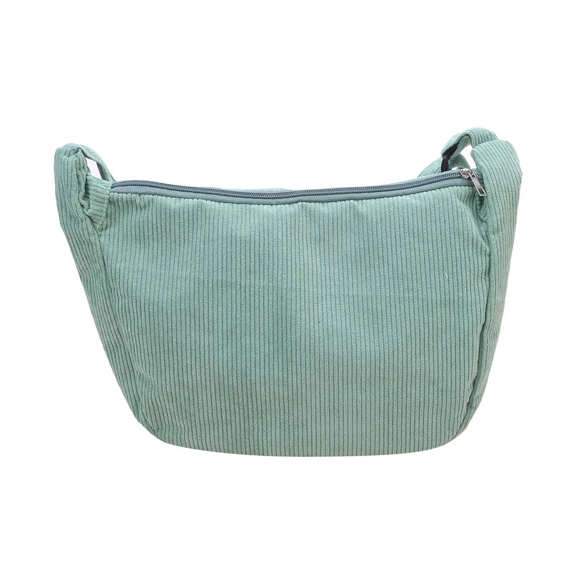Corduroy handbag for casual wear