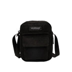 Corduroy crossbody handbag with front pocket