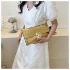Minimalist leather handbag