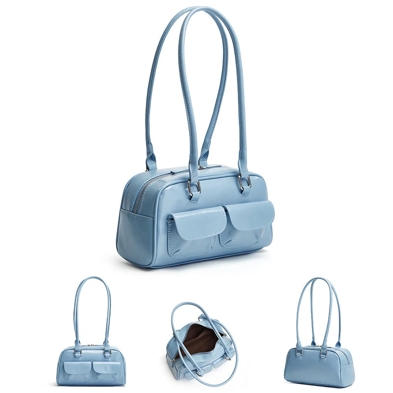 Mini leather shoulder bag