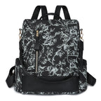 Women’s anti-theft leather knapsack