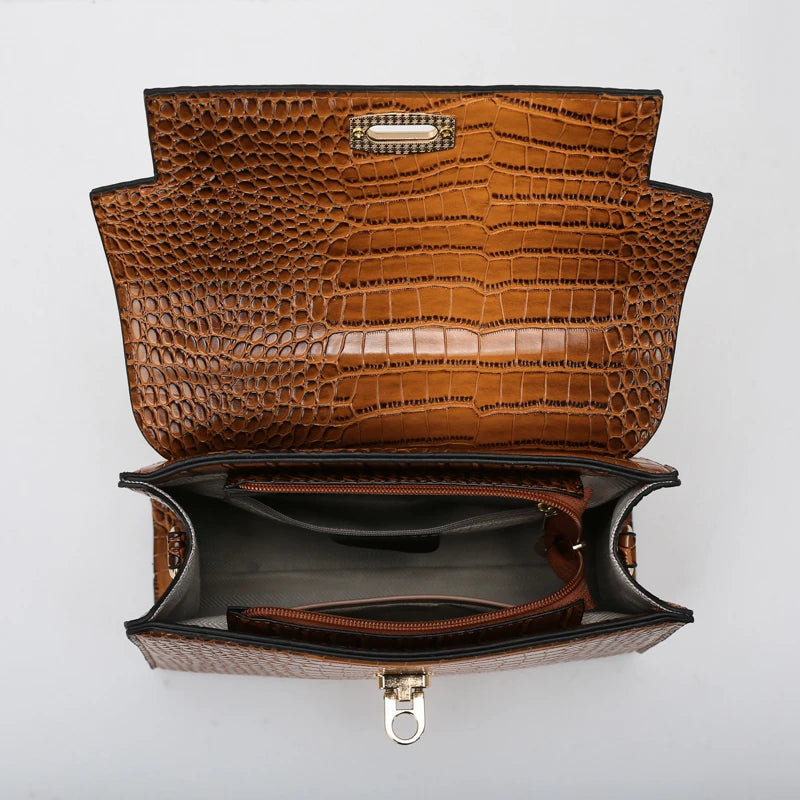 Leather handbag