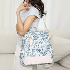Women’s anti-theft leather knapsack
