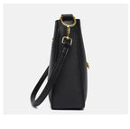 Functional leather crossbody bag