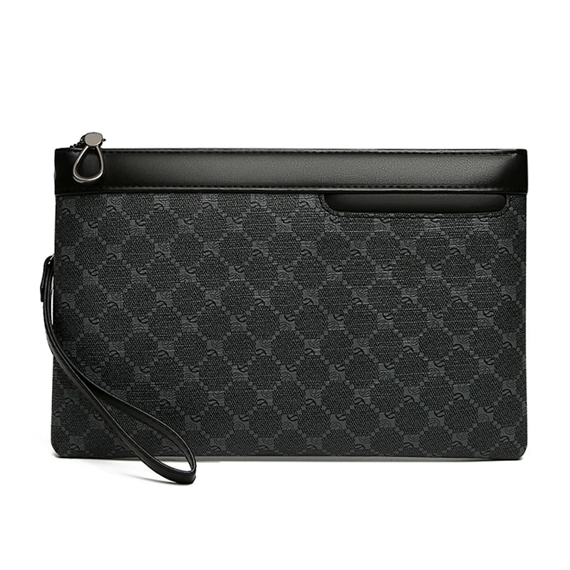 Slim leather clutch for phone and wallet
