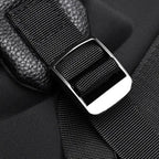 Business leather laptop backpack