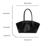 Versatile leather handbag