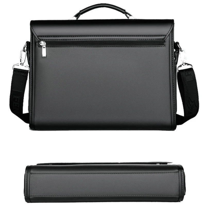 Men's formal leather briefcase