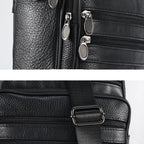 Premium leather sling crossbody bag