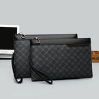 Slim leather clutch for phone and wallet