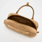 Medium suede handbag
