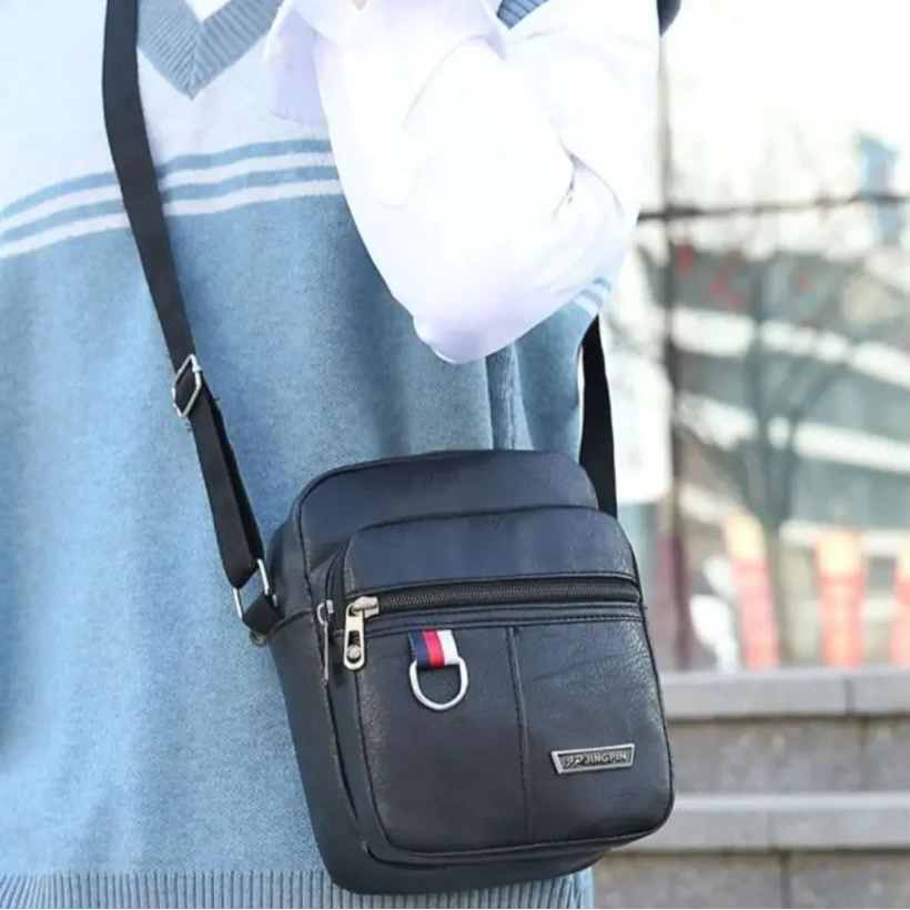 Mini leather crossbody bag
