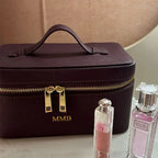 Vintage leather dopp kit