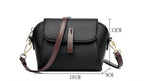 Practical leather crossbody bag