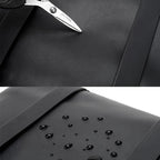 Men's leather backpack rucksack