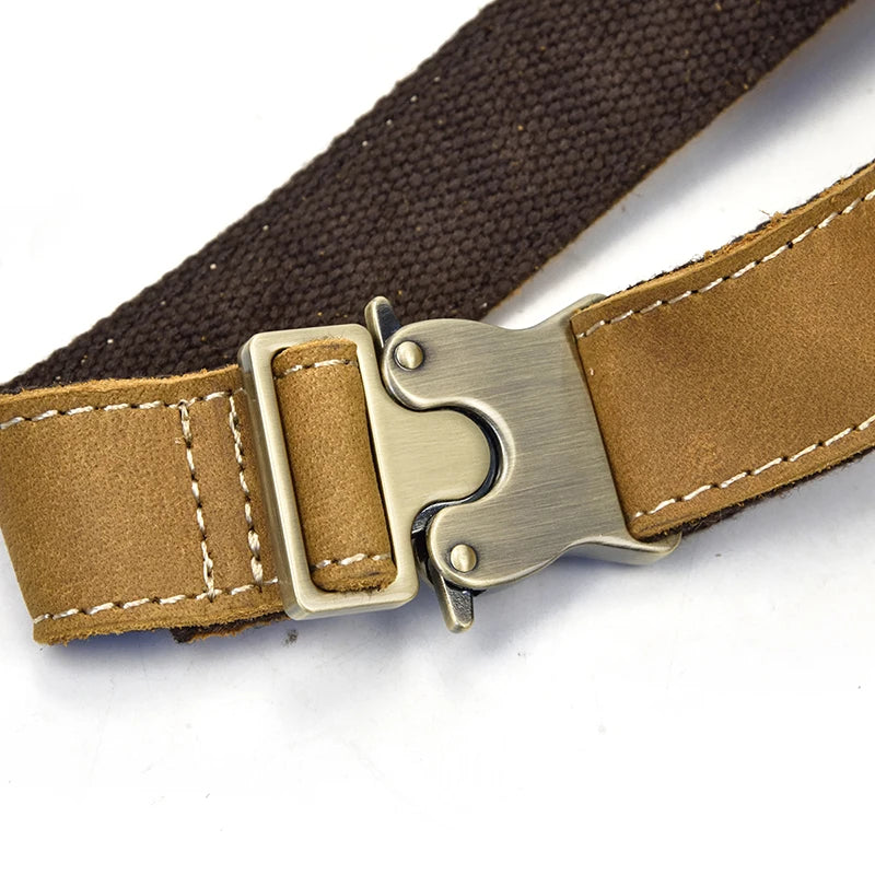 Classic leather bum bag for men