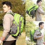 Turquoise hiking backpack