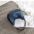 Casual denim slouch bag