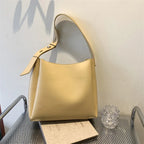 Elegant women's leather tote bag