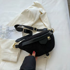 Adjustable corduroy bum bag