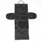 Elegant leather holdall with shoulder strap