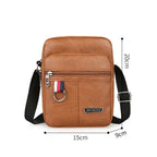 Mini leather crossbody bag