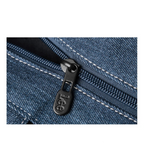 Denim tote bag with embroidery