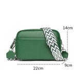 Soft minimalist leather crossbody bag