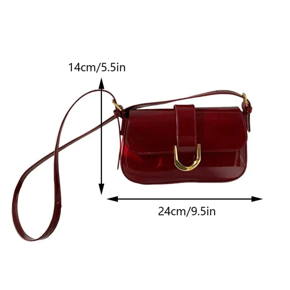 Leather sling purse