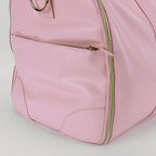 Elegant leather holdall with shoulder strap
