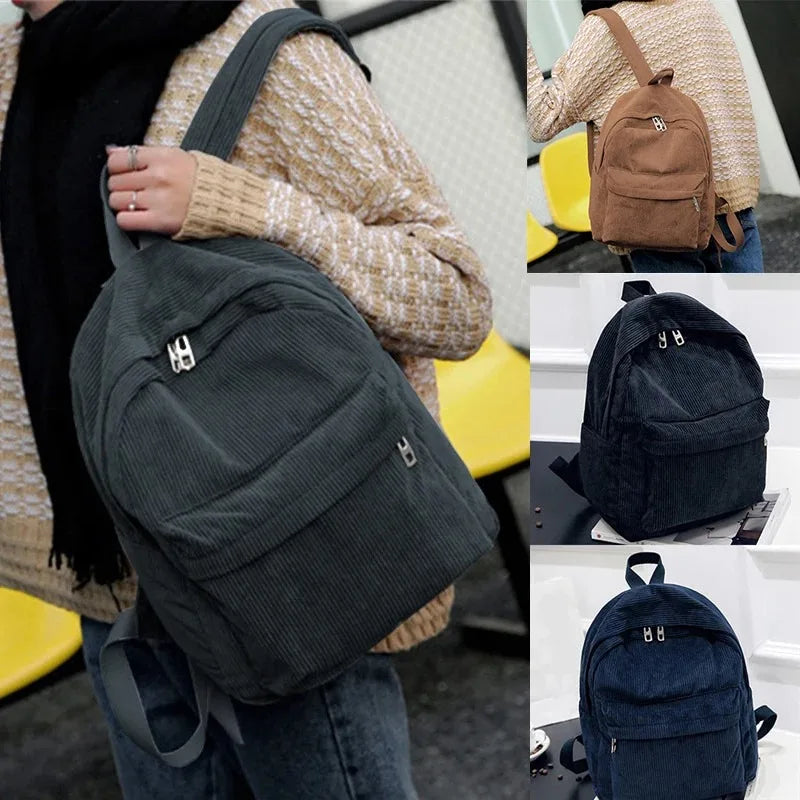 Everyday corduroy backpack