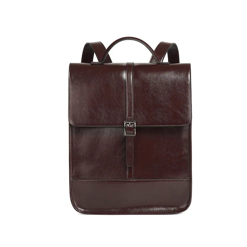 Classic leather satchel