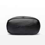 Square leather shoulder purse