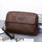 Vintage leather crossbody bag