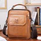 Classic leather crossbody bag