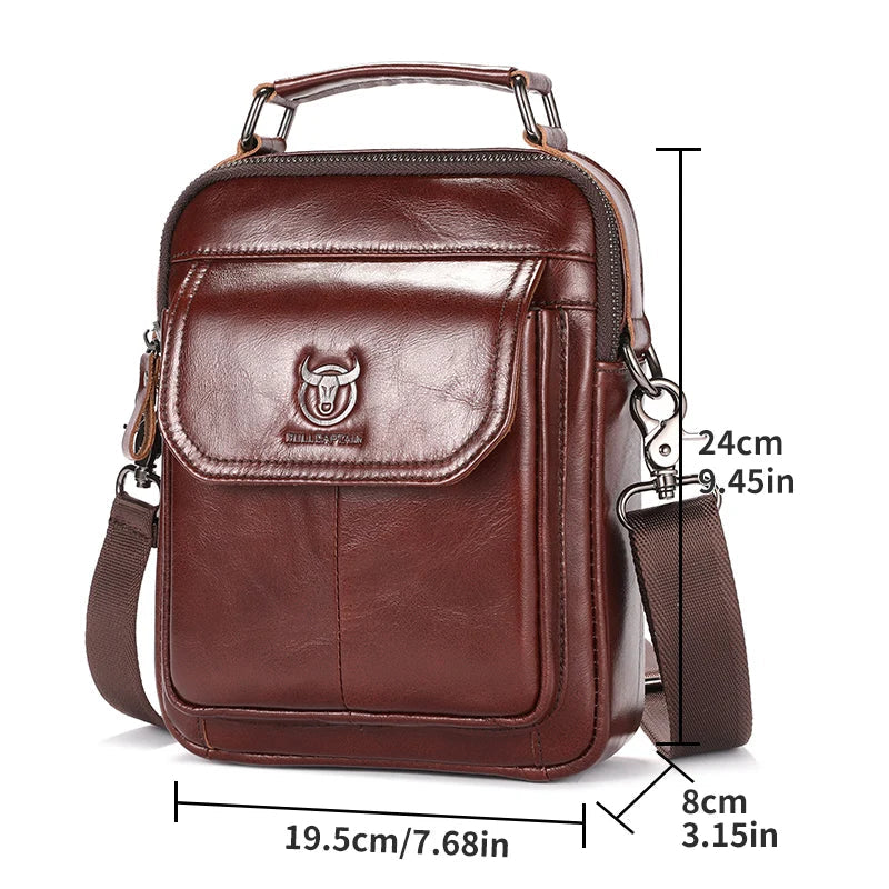 Classic leather crossbody bag