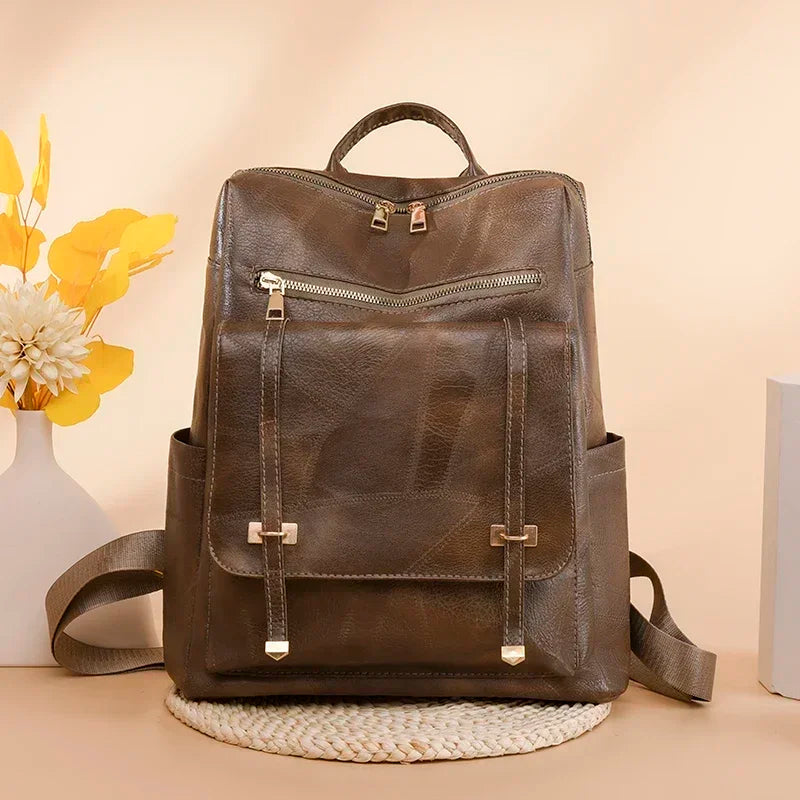 Vintage leather satchel