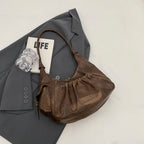 Vintage leather hobo bag