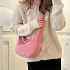 Corduroy handbag for casual wear