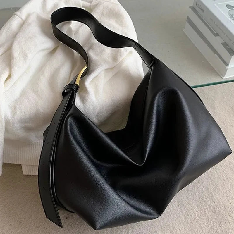 Large shoulder hobo bag