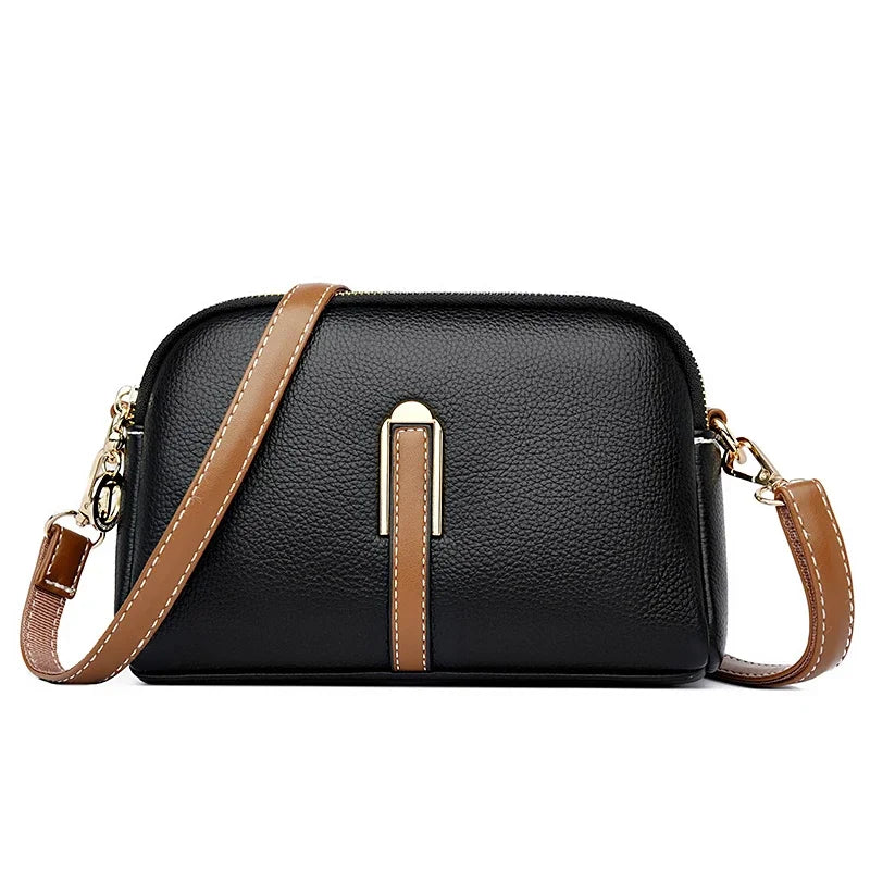 Everyday leather crossbody bag