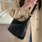 Large leather hobo bag