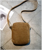Classic corduroy crossbody bag