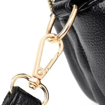 Retro leather shoulder purse