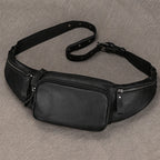 Minimalist leather waist bag