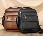 Fashionable leather crossbody bag