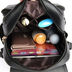Backpack purse in leather