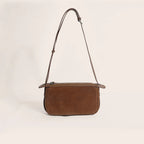 Suede shoulder purse
