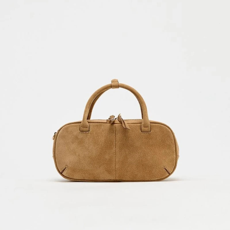 Medium suede handbag